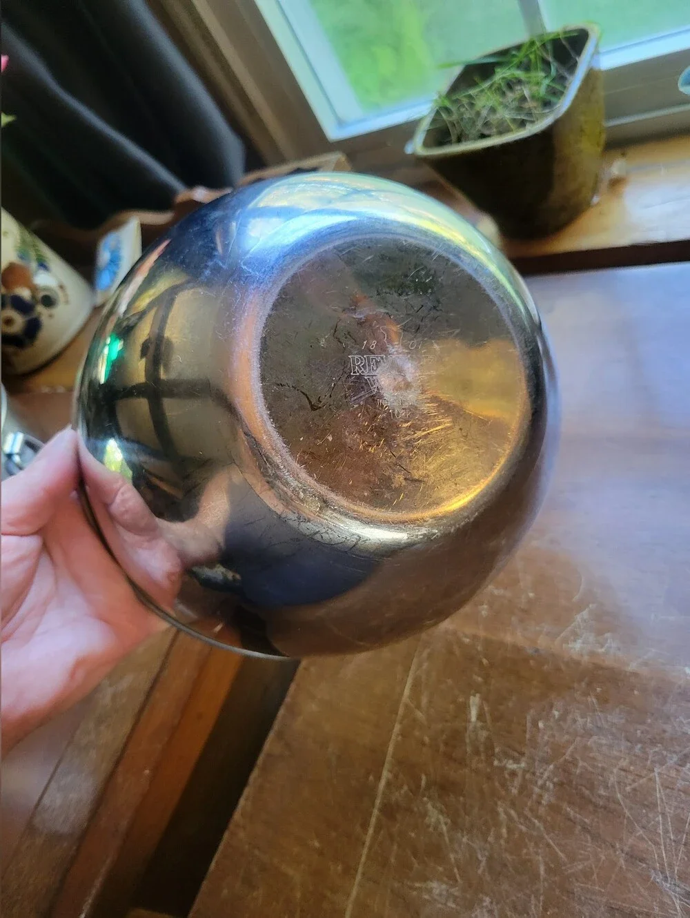 set of three vintage Revere Ware Stainless Steel Mixing Bowls